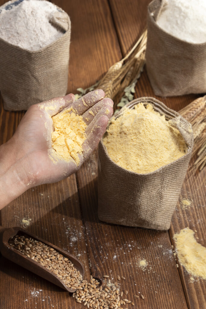 ingredient bags full flour